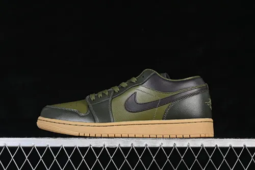 All categories Air Jordan Jordan series basketball shoes Air Jordan 1 Low Air Jordan 1 Low AJ1 Joe 1 seaweed green low-top cultural casual sneakers IR0840-325
